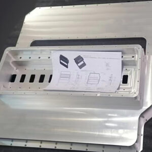 Custom Big dimension CNC machining aluminum manifold lid for large industrial machine