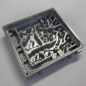 OEM CNC machining aluminum RF enclosure for communication equipment