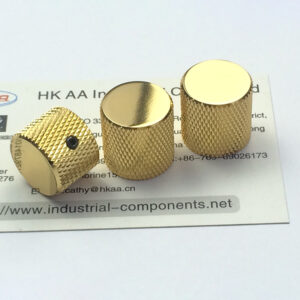 Precision CNC turning machining parts - brass knob for guitar