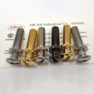 Precision Nickel plated brass screws for guitar