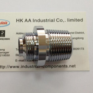 Precision Nickel plated brass thread nipple connector